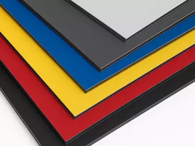 Alu-Verbundplatte 3 mm | beidseitig anthrazit matt/glänzend (ähnl. RAL 7016)